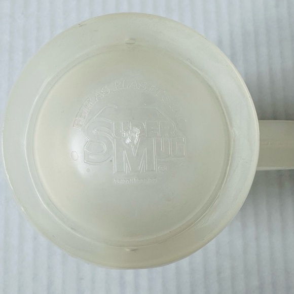 💚 Set: VintageRARE 1987 Bud Man Super Mug Made in USA; 5.25”tall. And STICKER! - Picture 5 of 6